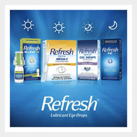 Refresh Tears for eye dryness Relief